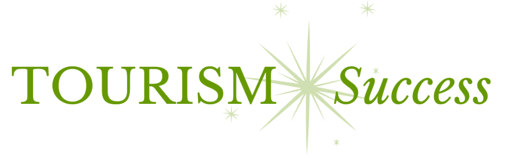 Tourism Success logo with star design.